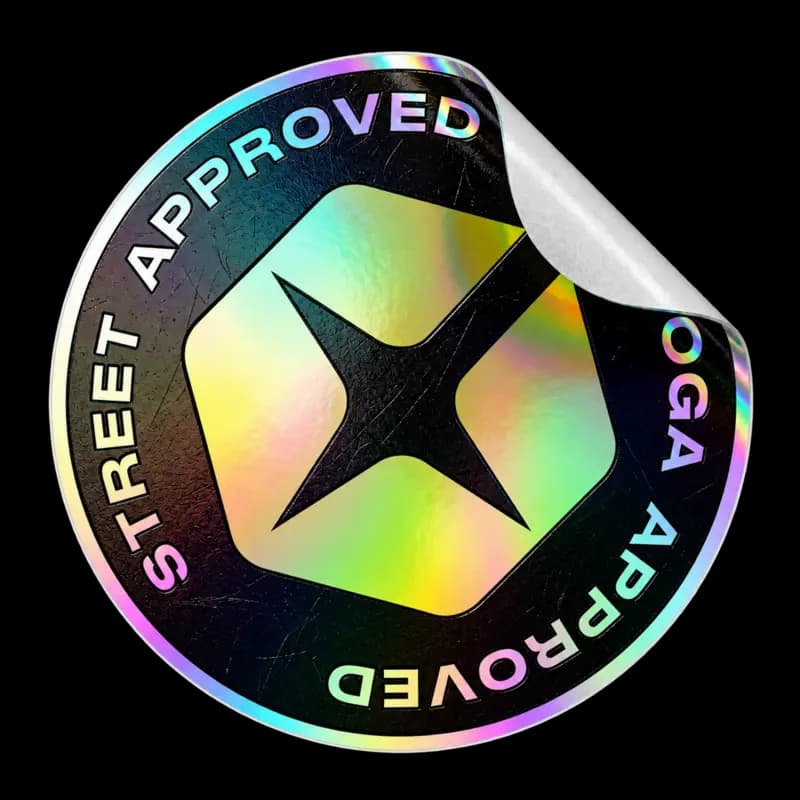 CANCHA Street Approved holographic decal